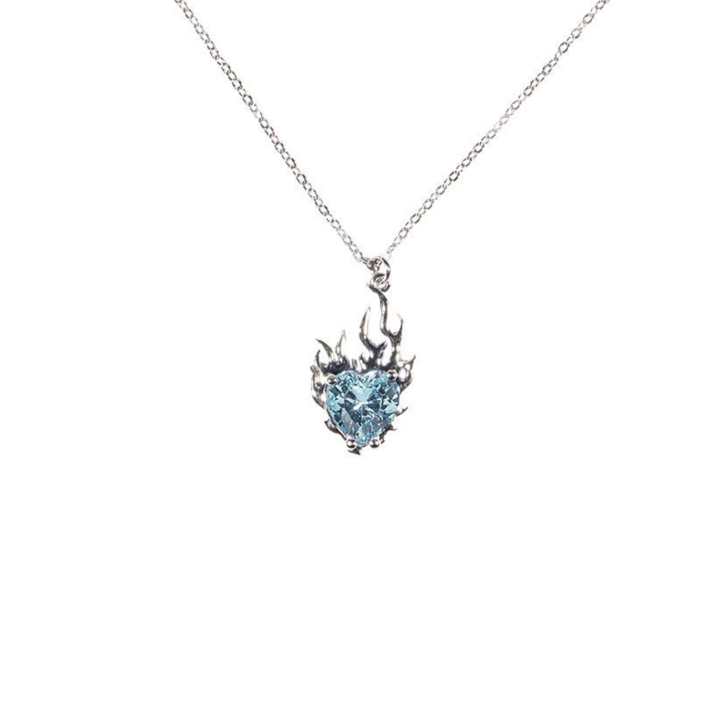 BLAZE NECKLACE - AQUA