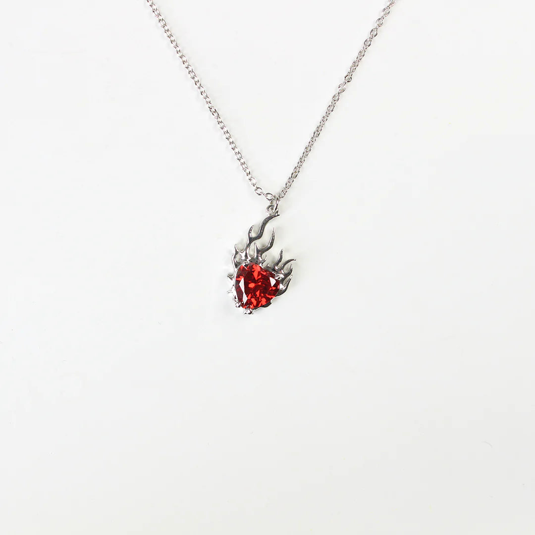 BLAZE NECKLACE - RED