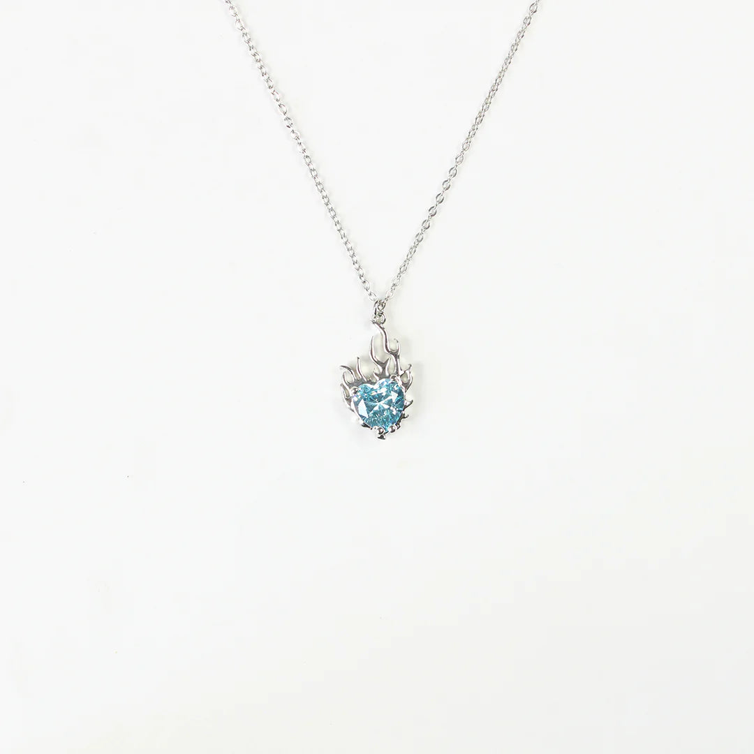 BLAZE NECKLACE - AQUA